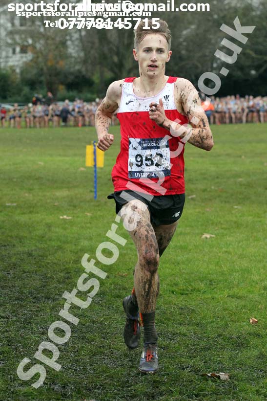 Mens under-20s, 2019 European Cross Country Trials and British Cross Challenge, Sefton Park, Liverpool.  Photo: David T. Hewitson/Sports for All Pics